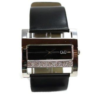 by Citizen eckige Damenuhr Strass Miyota Q401J308Y 