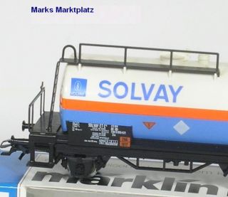 H0 Kesselwagen Solvay SNCB Märklin 4447 NEU OVP