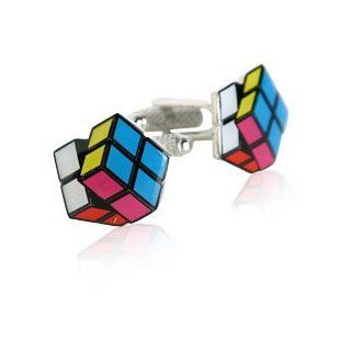 Rubiks Cube Manschettenknöpfe in Präsentationsbox Cuff Daddy