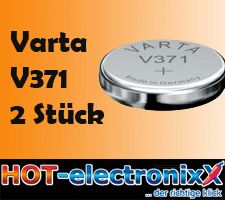 2x Varta V 371 SR69 1,5V V371 SR 69 D 371 Knopfbatterie SR920SW