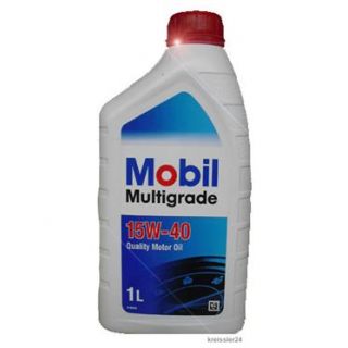 Mobil Multigrade 15W40 1 Liter Motorenöl   Öl Oil PKW