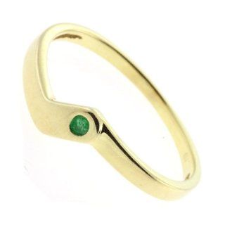 Damen Ring Smaragd echt Gold 333 110264110010 8Karat 
