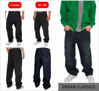 Urban Classics Baggy Fit Jeans Herren Jeans Hip Hop Jeans Pant