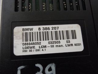 BMW E39 LCM III LCMIII Modul Lichtmodul Lampenmodul man. LWR 8386207