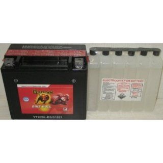 BANNER Motorradbatterie 12 Volt 18Ah YTX20L BS Elektronik