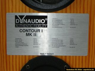Dynaudio Contour 1 MK II Klassiker