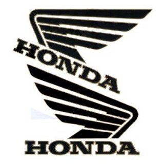 Folien Aufkleber  Honda Wing schwarz Sport