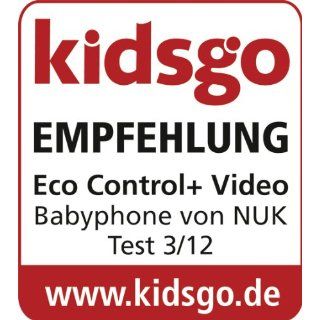 NUK 10256296 Babyphone Eco Control+ Video, Full Eco Mode 100% frei von
