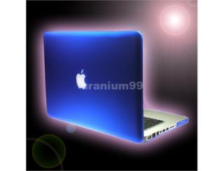 Neu Hard Cover Fall Plastic Feste Blau Für 13Apple MacBook Pro