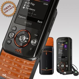 Sony Ericsson Walkman W395   Fiesta Black (Ohne Simlock) Handy NEU