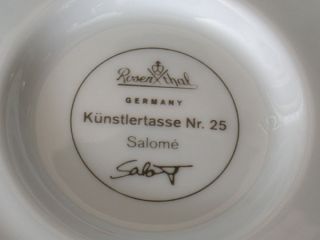 Rosenthal Künstlertasse Nr. 25 Salomé