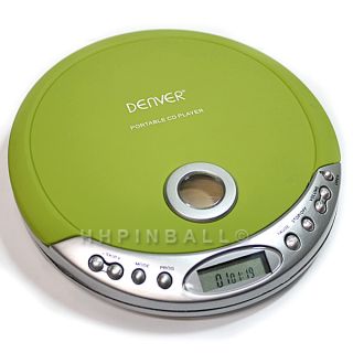 Denver tragbarer Design CD Player Discman CD R CD RW grün DM 20c