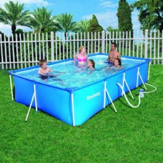 Frame Pool Bestway Splash 399 cm rechteckig Schwimmbad Planschbecken