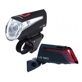 Trelock Fahrradbeleuchtung LED Beleuchtungsset LS330/LS320 