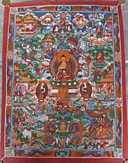 Thangka Buddha Story ~ Buddhas Leben ~ Tangka (394)