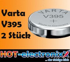 2x Varta V 395 SR57 V395 SR 57 D 395 Knopfbatterie SR927SW