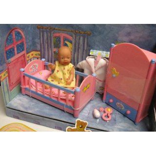 Baby Born Miniworld, Kinderzimmer mit Bett Schrank und Zubehör, BE