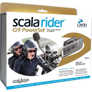 Scala Rider G9 Powerset Intercom Bluetooth TOPDEAL 399 euro 