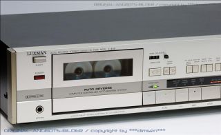LUXMAN K 405 Spitzenklasse Auto Reverse Cassetten Deck Top Gewartet