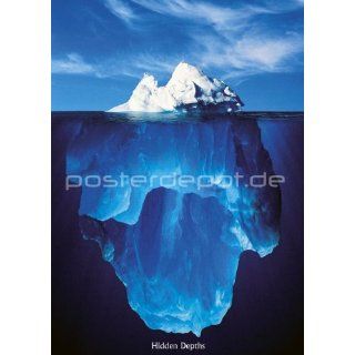 Poster Hidden Depths   Eisberg im Verborgenen Küche