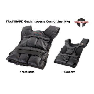 TrainHard Fitness Gewichtsweste 10kg Krafttraining   Comfortline