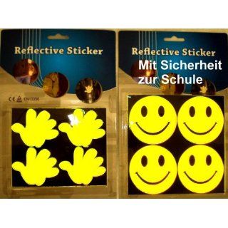 Reflektionssticker, Katzenaugen, Leuchtsticker, Reflektoren