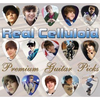 Justin Bieber Premium Gold Plektrons X 15 Medium Alle