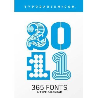 zum Aufstellen oder Hängen mit 365 unterschiedlichen Fonts. 365
