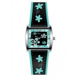 Original s.Oliver Damen Uhr Lady Leder/blau/weiß Armbanduhr SO 1643