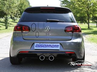 EISENMANN Sportauspuff VW Golf 6 1K R 2,0 TSI 4MOTION 2x102mm