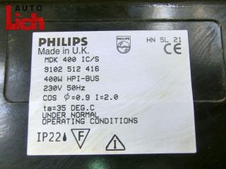 Hallenstrahler Hallenbeleuchtung Hallenleuchte Philips MDK 400 IC IP22