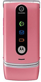 Motorola W377 Handy (Triband, Kamera,  Player, Radio) pink