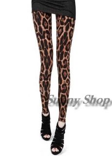 New Fashion Leopard print Leggings Tights Pants size S XL
