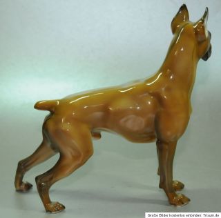 Rosenthal Boxer Hund Figur Porzellan Porzellanfigur