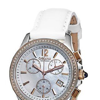 Golana Aura Pro Swiss Made Ladies Chronograph Diamond Set Watch AU250