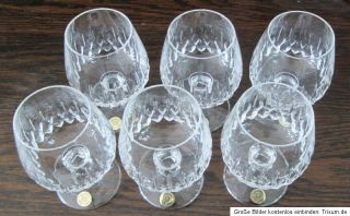Cognacschwenker   Kristall Glas geschliffen Gläser Bleikristall