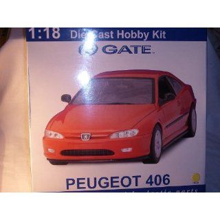 PEUGEOT 406 COUPE BLAU KIT BAUSATZ 1/18 GATE MODELLAUTO MODELL AUTO