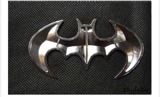Batman Bat 3d Decal Emblem logo Badge Chrome Sticker Metal cartoon