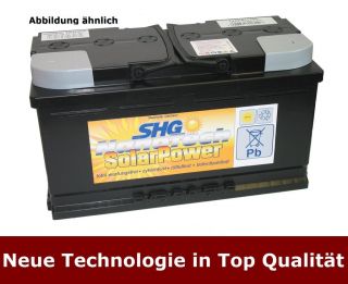 Solar Batterie I NanoTech SolarPower +12V 100Ah 900A