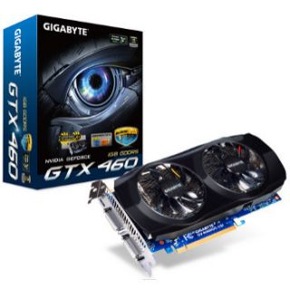 Gigabyte GeForce GTX 460 1024 MB GVN460OC1GI Grafikkarte 0818313010964