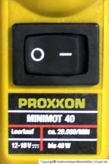 PROXXON Minimot Bohrgerät Modellbau Fräsgerät NR 28505 Neu Netzteil