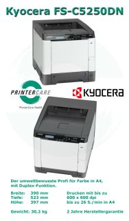 Kyocera FS C5250DN FSC5250 DN Farblaserdrucker NEU&OVP 0632983931714