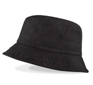 Retro Vintage Mens Bucket Hat, Black or Navy, Angling/Festivals