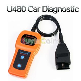 U480 CAN OBDII/OBD2 Car Diagnostic Tool Memo Scanner USB Cable Fault