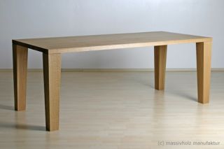 Design Esstisch LAUSANNE   edler Tisch Eiche massiv