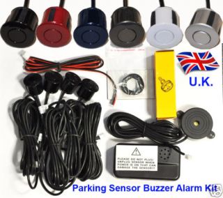 Reversing Parking Sensor 4 Sensors Audio Buzzer Alarm