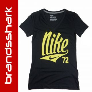 Nike T Shirt Shirt Damen schwarz, NEU