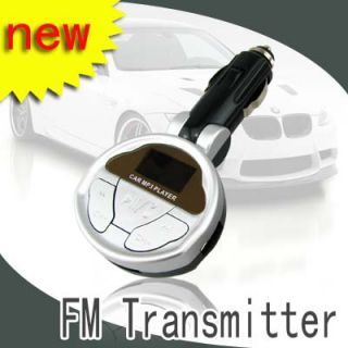 BLUETOOTH KFZ FM TRANSMITTER/ HANDY FREISPRECHANLAGE SILBER SD/USB/FB