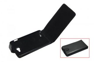Flip Tasche für Samsung Galaxy Note N7000 schwarz von Telstar Etui