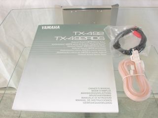 Yamaha TX 492RDS edler Tuner + Zub., 12 Mon. Garantie*